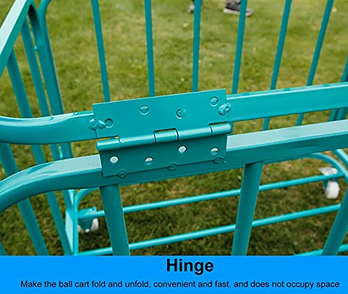 Basketbalwagen Sportbaluitrustingrek met Wielen en Handvat, Vloerstaande Basketbalopslagwagen met Grote Capaciteit voor… - Image 5