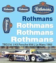 1/43 Porsche 956 L Le Mans 1983 Decals TB Decal TBD216