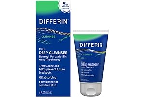 Breakthrough Acne Solution: Differin Acne Face Wash with 5% Benzoyl Peroxide