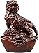 Décoration de salon de bureau Artisanat, Wood Tiger Statue Zodiac Figurine, Feng Shui Charms Animal Charms Sculpture, Wealth Lucky Home Office Bureau Décoration, Bénédiction des cadeaux for la famille
