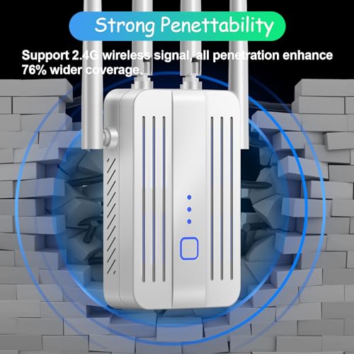 undefined WiFi Extender Signal Booster for Home: Internet Repeater Range Covers Up to 9995 Sq.ft and 45+ Devices for House Wireless Office Basement Room (White, 3XL) の商品画像 3