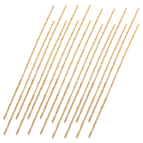 DOITOOL 100Pcs Gold Sparkly Pipe Cleaners for Crafts Tinsel Chenille Stems Pastel Colors for Art Projects and Creative Handicrafts