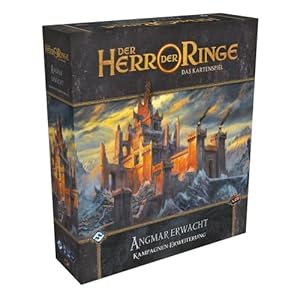Fantasy Flight Games, The Lord of the Rings: LCG – Angmar Awakens, Campaign Expansion, Expert Game, Card Game, 1-4 Players, Ages 14+, 30+ Minutes per Player, German