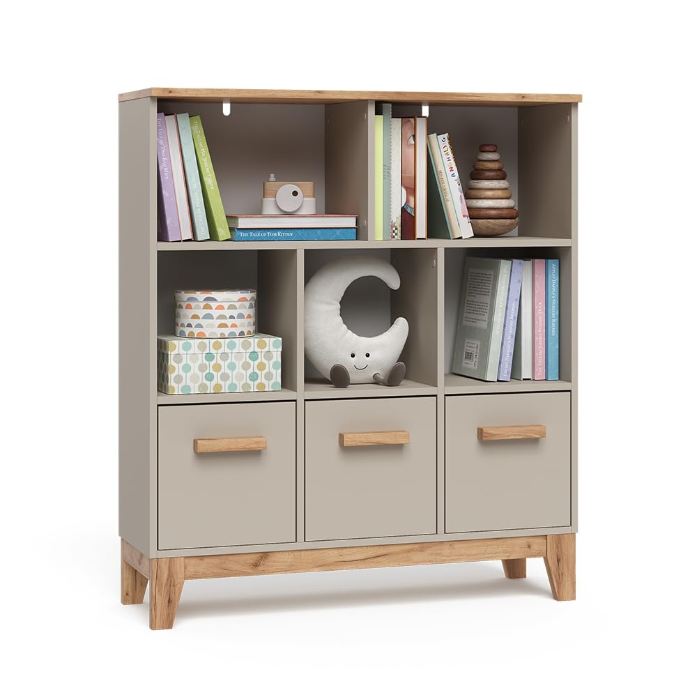 VitaliSpa Kinderregal Malia, Cashmere/Artisan, 98.4 x 113.4 cm