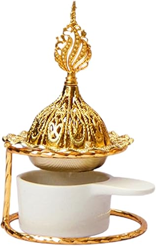 Anneome Lámparas aromáticas Calentador de aceite esencial, quemador de aceite perfumado, soporte de vela de cerámica, difusor de aroma para el