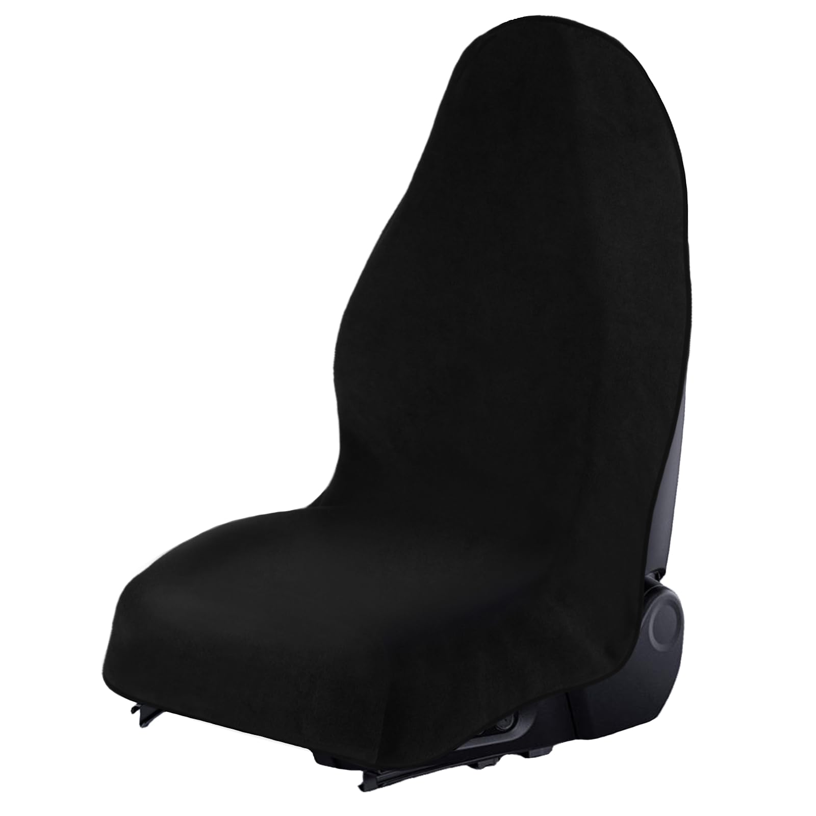 Housse imperméable pour siège de Voiture - Résistante à la Transpiration et Durable - Lavable en Machine - pour Les athlètes - Convient à Divers véhicules (Noir, 1pcs)