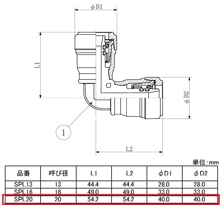 Amazon.co.jp: SPL20 20 Eエルボ（樹脂製） エスロカチットS （架橋 