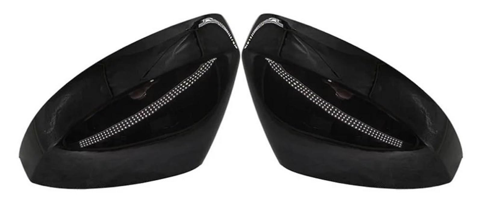 Coques de rétroviseur de voiture A3 8V S3 RS3 2015 2016 2017 couverture noir brillant