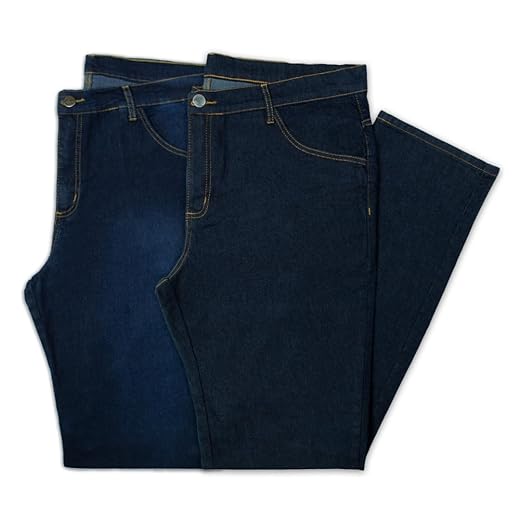 Kit 2 Calças Jeans Plus Size Tradicional Almix