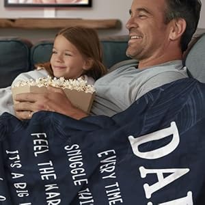 Gift for dad dad gifts from daughter son dad blanket best dad ever gifts dad birthday gift gifts for dad for fathers day thanksgiving christmas 50x60  urban country home decor