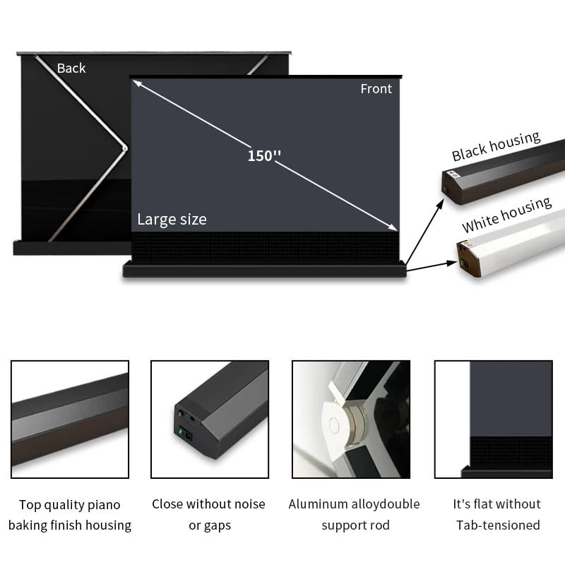 Amazon.co.jp: スクリーン 120-150 インチ ALR プロジェクター