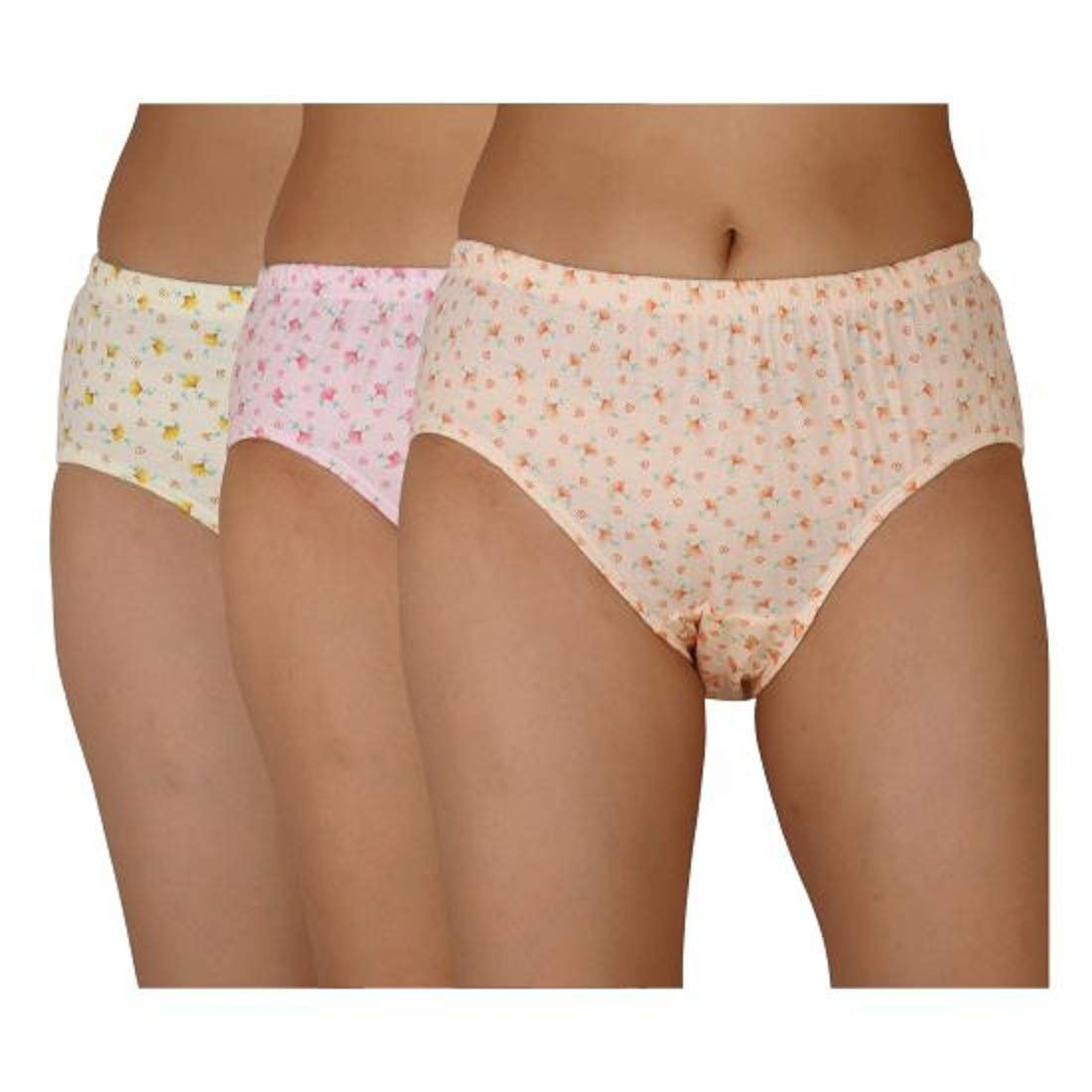 eve's Rosy Ladies Shinker Hipster Printed Panties Pack of 3 (Size :- M to 4XL, Multicolour)-picture-27