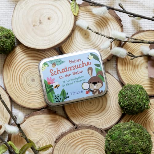Meine Schatzsuche in der Natur: 25 Suchaufgaben für kleine Entdecker | Beschäftigungsideen für Spaziergänge in der Natur mit Kindern ab 4 Jahren