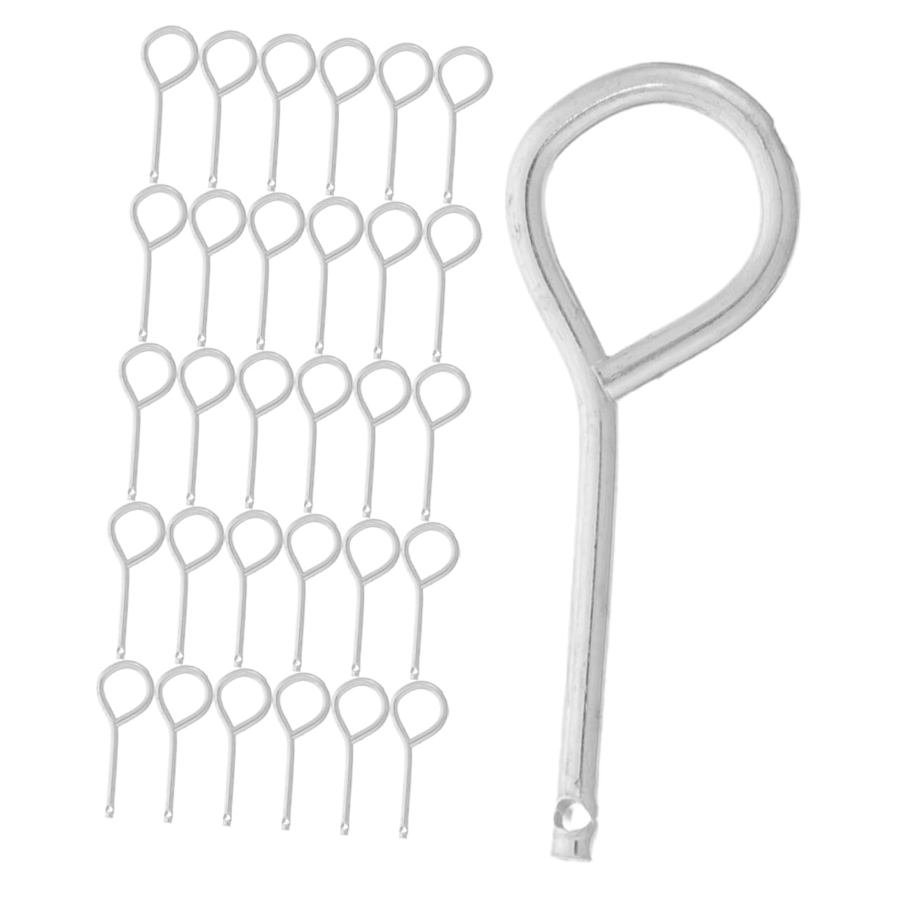 Homoyoyo 3sets Fire Extinguisher Safety Pins Stainless Steel Replacement Pull Pin Set Compact Design Essential Fire Equipment Accessory 100pcs*3