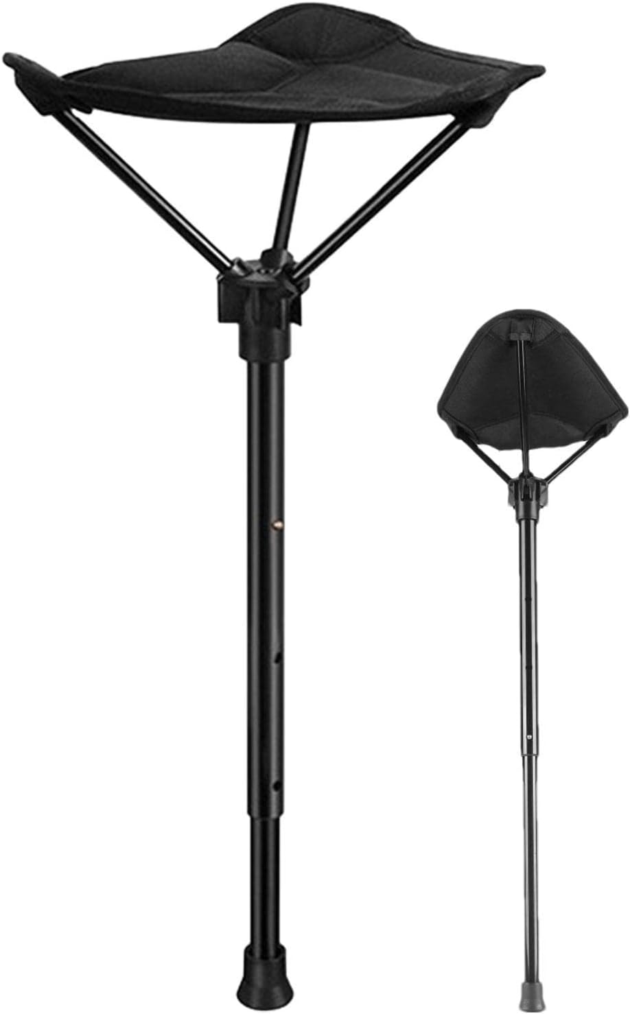 DAMLUX Outdoor Folding OneLegged Stool, Portable Folding