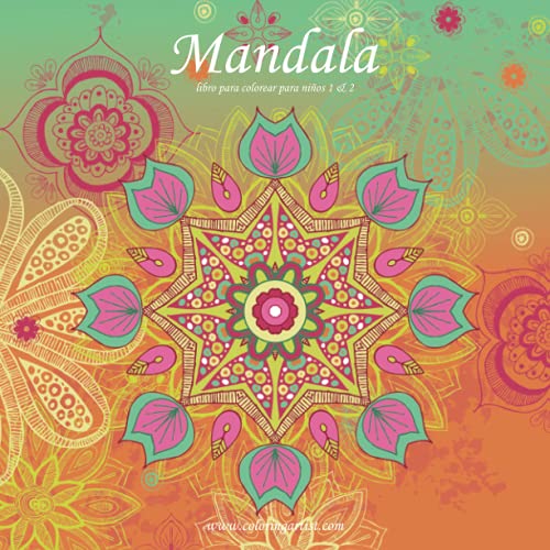 Mandala libro para colorear para niños 1 & 2 (Mandala para niños)