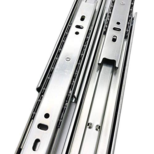 Deshitong 10PAIR 10"L 5 Pairs Of 16 Inch Full Extension Drawer Slides Mount Ball Bearing Sliding thumb #2