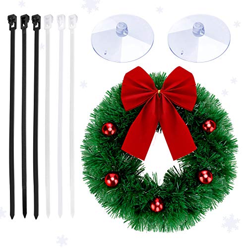 Bbto BBTO-13673 Christmas Car Wreath Large Artificial Car Wreath Outdoor Christmas Craft Wreath Plastic Pine Christmas Wreath thumb #2