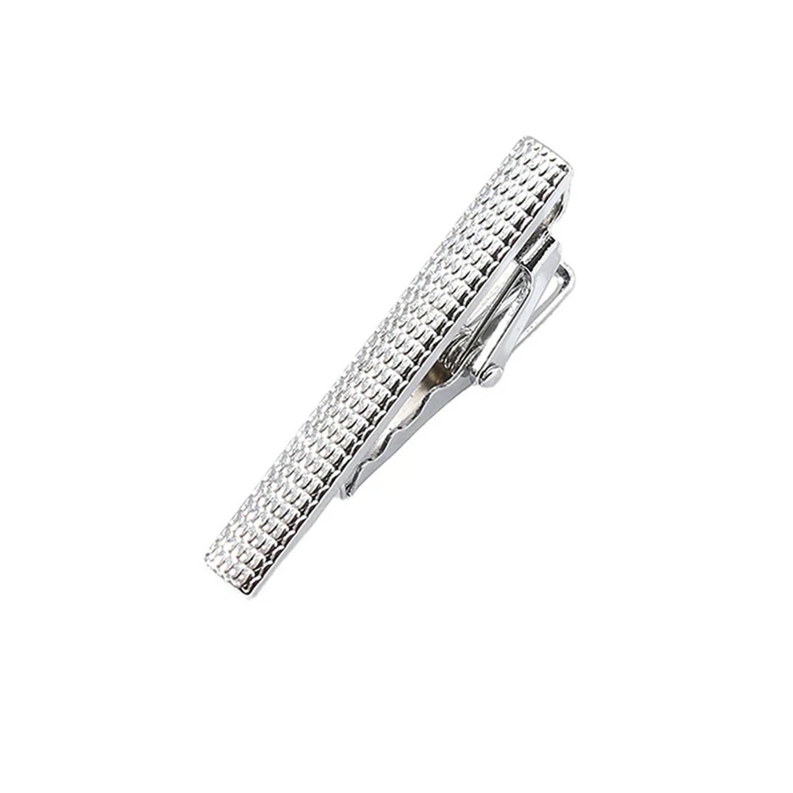 Krawattennadeln für Herren Krawattenklammer aus Metall for Herren, modisch, schlicht, for Hochzeiten, Krawattennadel, Herrenhemdschmuck, 4,5 cm