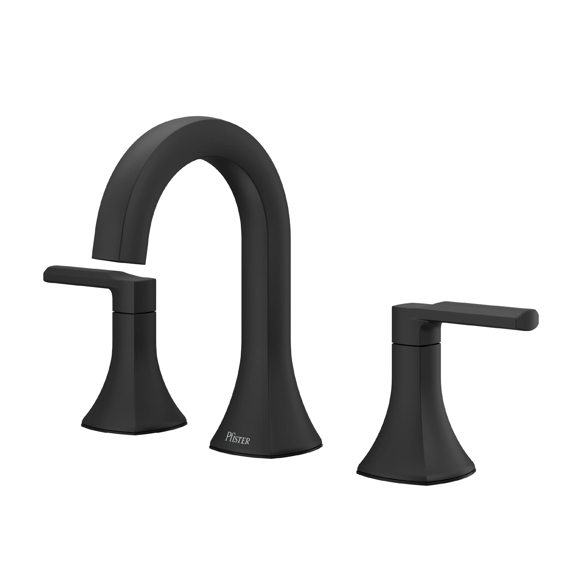 (similar)Pfister Vaneri Bathroom Sink Faucet, 8-Inch Widespread, 2-Handle, 3-Hole, Matte Black Finish, LF049VRIBB