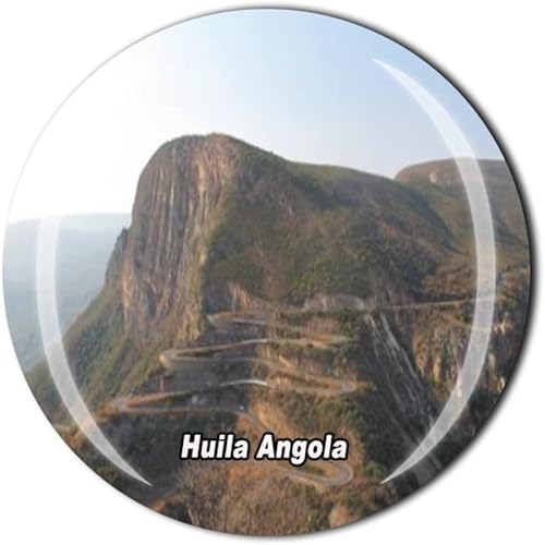 Miniatura 1 de Huila Angola - Adhesivo magnético para nevera, recuerdo turístico de cristal, colección de regalo, para refrigerador