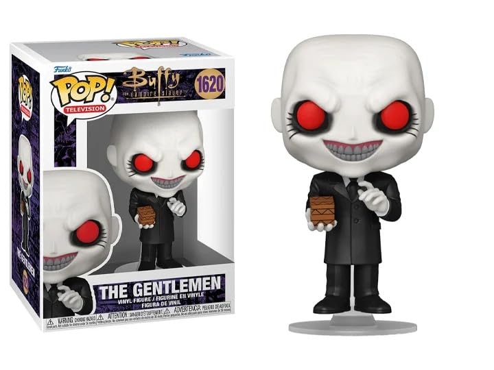 Funko Buffy The Vampire Slayer + Pop Protector: Pop! TV Vinyl Figure (Gift Set Bundled with ToyBop Brand Box Protector Case) (Hush: The Gentlemen in Suit with Magic Box #1620/80154)