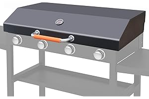 CANDANA Hinged Lid with Thermometer for Blackstone 36 inch Griddle Cover, Upgraded...