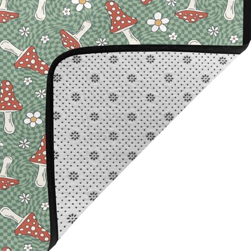 Tapis de salon rétro lavable pour maison avec animaux - 5