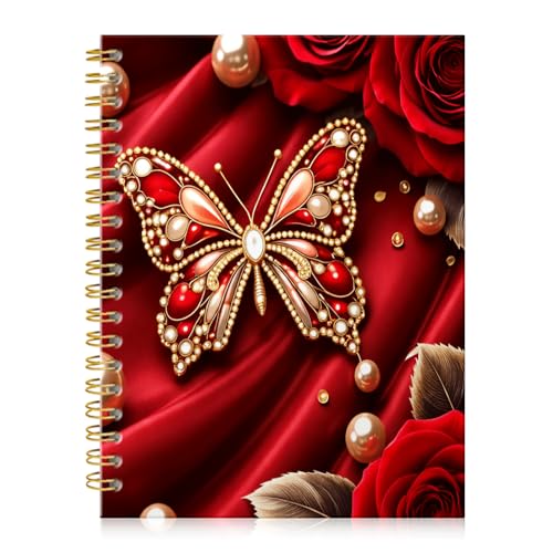 Carnet à spirale format A5 120 pages lignées papier épais couverture rigide