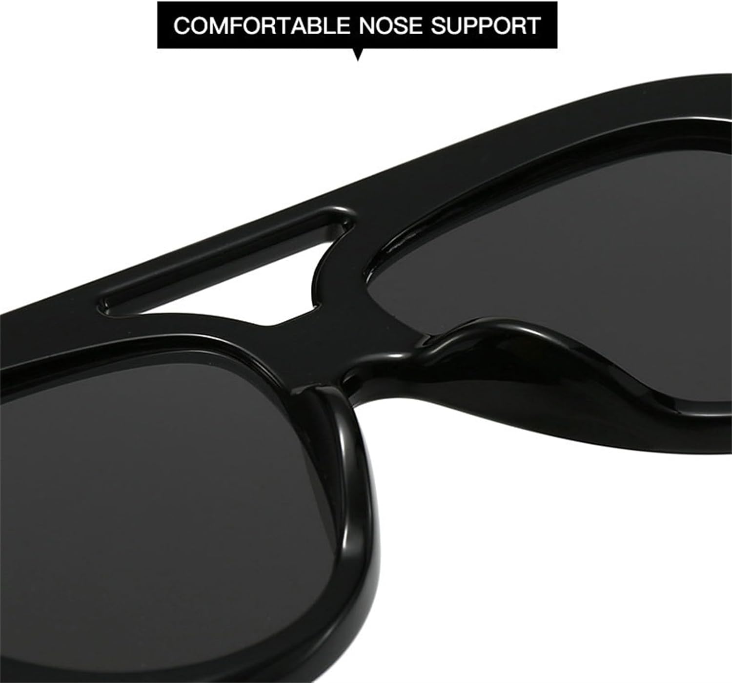 willochra oversized Pilot Sunglasses Women Men Fashion Double beam Wide Legs Sun Glasses Trending Shades UV400 Eyeglasses - Image 6