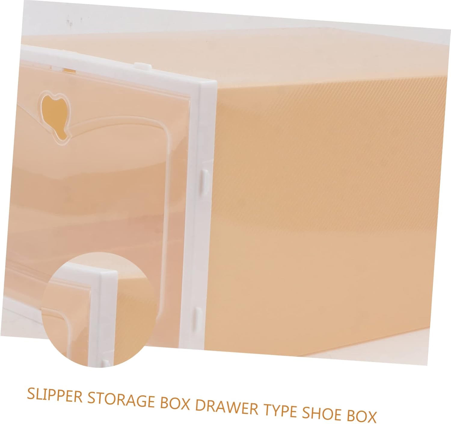 LABRIMP 2pcs Thickened Shoe Storage Box Footwear Case Transparent Design for Easy Organization Stackable Male Sneaker Container for Home Use