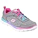 Skechers girls 81885l Skech Flawless Flyer - fashion sneakers, Gray/Pink/Purple, 5 Big Kid US