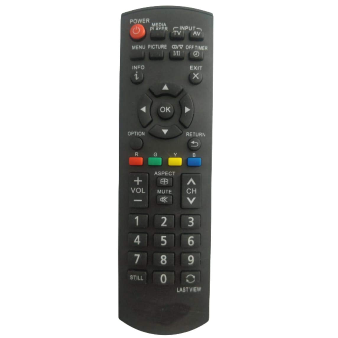 Electvision Remote Control for LED or LCD TV Compatible with Panasonic Televisions (Please Match The Image with Your Existing Remote Before Placing The Order Before) (B085FW4N5F) Amazon Price History, Amazon Price Tracker