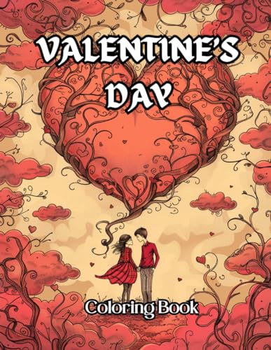 Valentine's Day Coloring Book: 40 Charming Illustrations