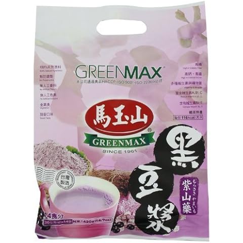 Greenmax Drink Mixes, Purple and Yam Black Soybean, 14.7 Ounce by Greenmax Cover