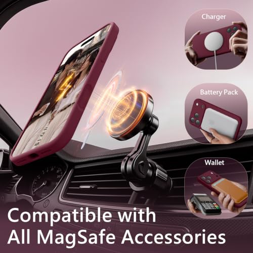 Image of FireNova Magnetic for 17 Pro Max / 18 Pro Max Case, 6.9 inch, Deep Plum