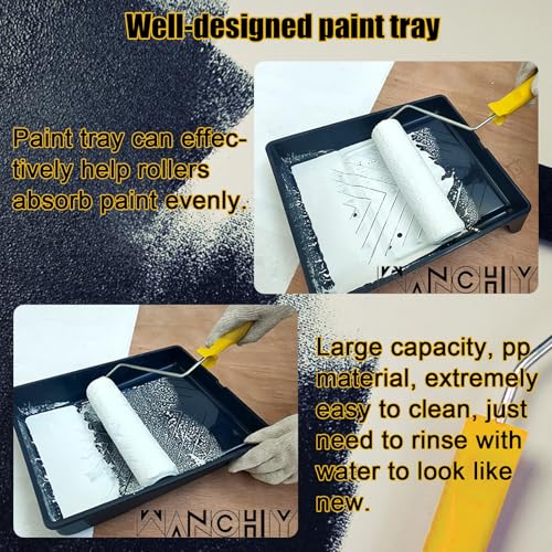 Juego de rodillos de pintura para pintar paredes y techos sin escalera 2