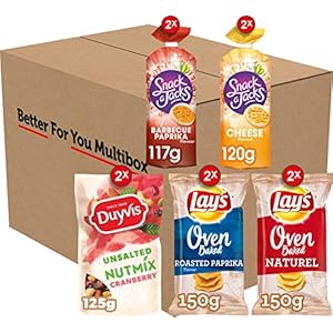 Lay’s, Duyvis & Snack A Jacks Better For You Multibox Snacks, Doos 10 stuks