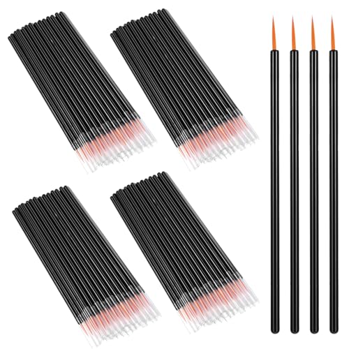 cobee 100 Pcs Disposable Eyeliner Brush Set, Cosmetic Eye Liner A...