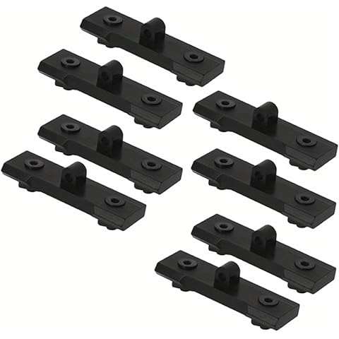 8 Pcs Rifle Mlock Bipod Mount Adapter Compatible with Style Bipod Adapter Low-Profile Aluminum for mlok Cover