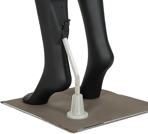 Miniatura 8 de Maniquí de disfraz femenino de cuerpo completo de 72.8 pulgadas con brazos móviles, equipado con soporte y base, adecuado para tiendas de ropa al