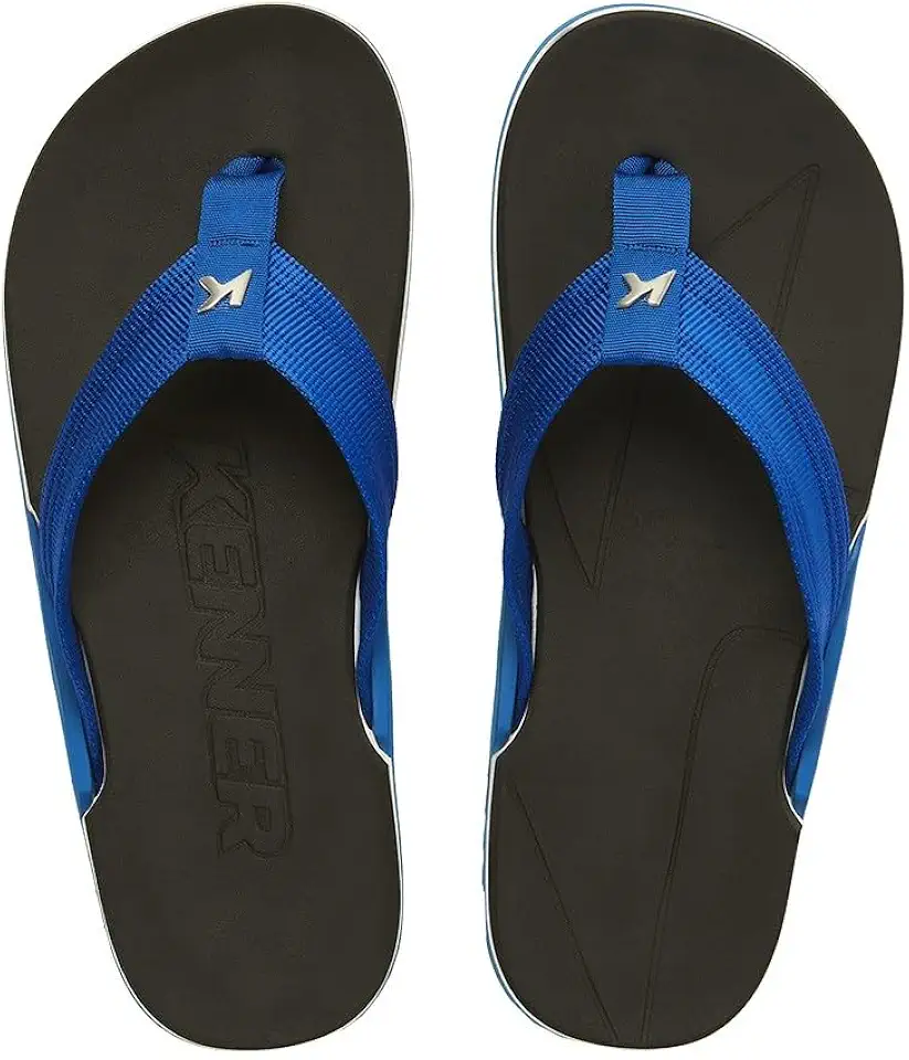 Chinelo Kenner NK6 Pro Azul e Preto