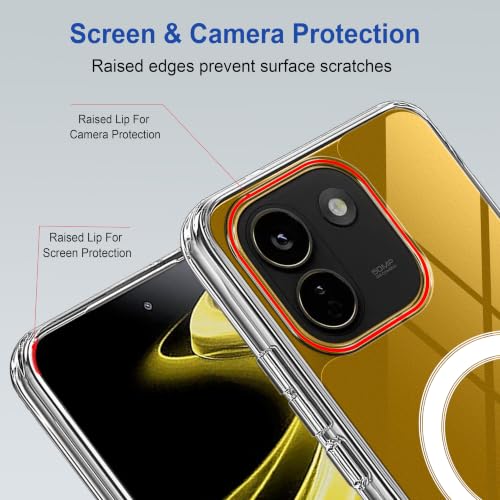 Image of Zapcase Back Case Cover for Poco X8 Power 5G | Compatible for Poco X8 Power 5G Back Cover | Compatible with MagSafe | Scratch-Resistant Back Cover | Clear