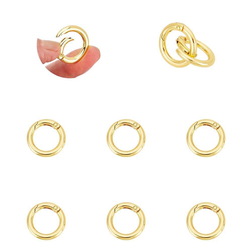 UNICRAFTALE Lot De 3 Anneaux De Porte à Ressort En Acier Inoxydable