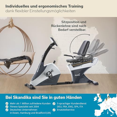Liegeergometer Skandika Centaurus für Heimtraining
