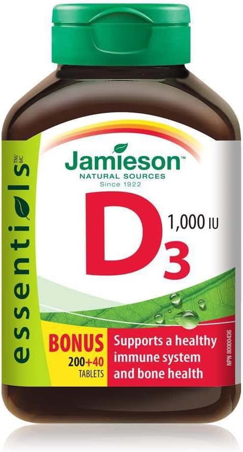 Jamieson Vitamin D3 1,000 Iu, 240 Count (Pack Of 1)