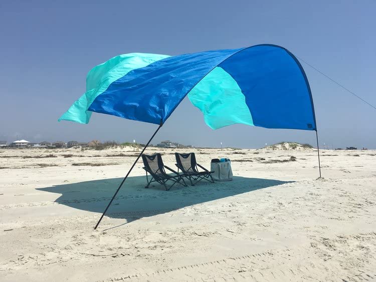 Finix Wind Powered Beach Tent, Shade, Canopy. Easy Setup and Easy Carrying.