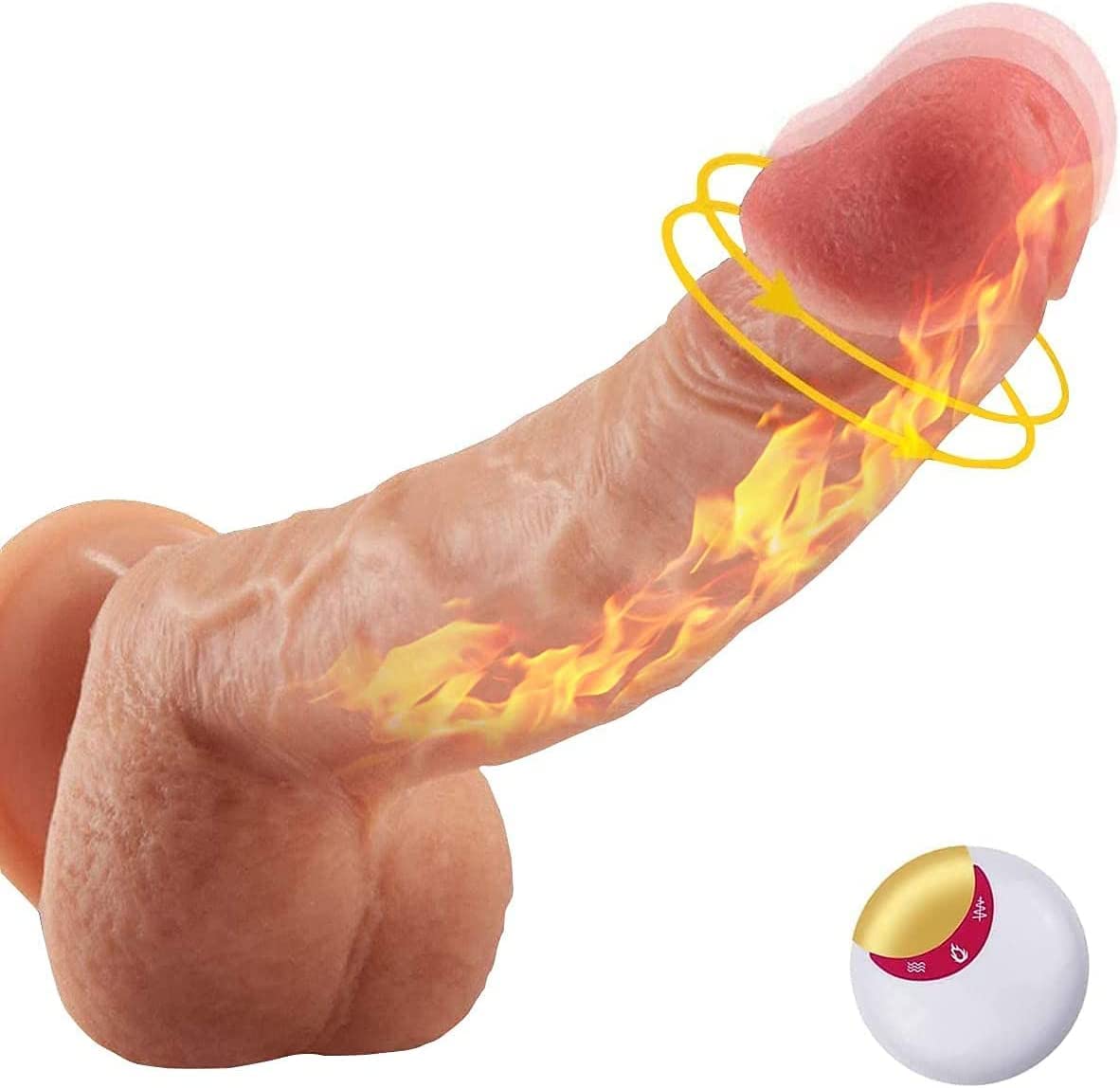 Dildò con Ventosa Ｖîbrátöre Wireless Telécomando Ｄidò Ｖîbrátöri Sésso Donna Puntó Ġ Pènè Ｖībràntè Realistico Silicone Reale Ｄidlò Vîbrátörè Donna Clitòrīdè Sěssúále Pènè Xxl