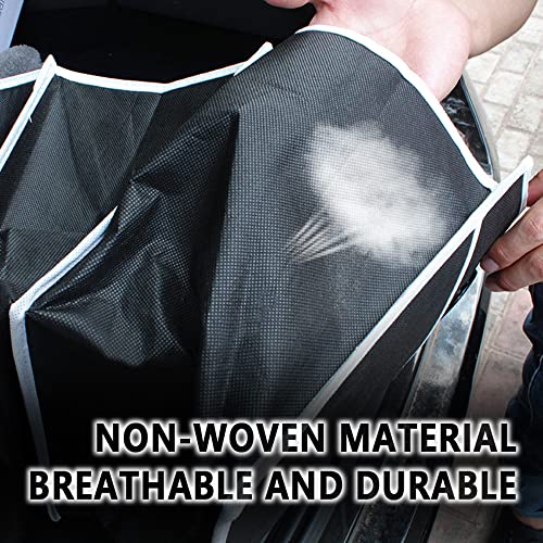 Cxccoi Foldable Multi-Purpose Trunk Organizer For Car,With 3-Grid&Side Extende Pockets&Portable Handles Keep Your Trunk Tidy,Universal Car Storage Organizer,Closet Organizers,Pantry Organization #TOP3