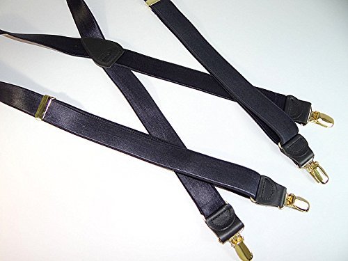Image of Hold-Up Formal Series Men's X & Y-Back Suspenders with No-Slip Clips